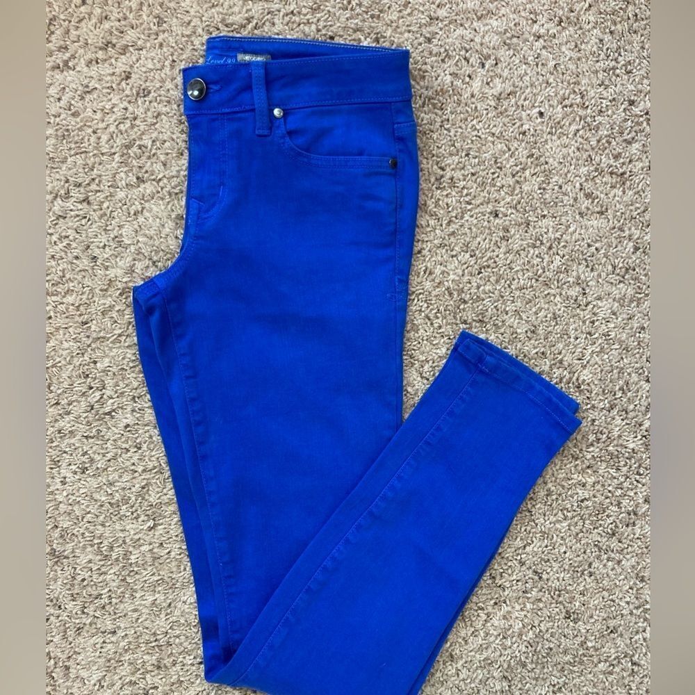 Level 99 VTG Electric Blue skinny jeans bought at Anthropologie mint condition